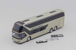 NEOPLAN SKYLINER 11 2018, CHAMPAGNEGRAYMETALLIC (ДЛИНА МОДЕЛИ 3-5 СМ)