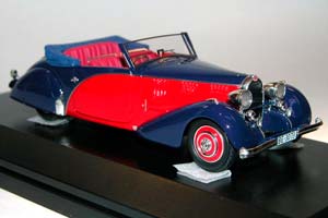 BUGATTI T57 CABRIOLET GRABER 1936 SN 57446 ОТКРЫТЫЙ / БУГАТТИ T57 КАБРИОЛЕТ ГРАБЕР СН СИНИЙ