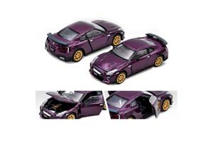 NISSAN GT-R (R35) T-SPEC, (2022), MIDNIGHT PURPLЕ (ДЛИНА МОДЕЛИ 6-10 СМ)
