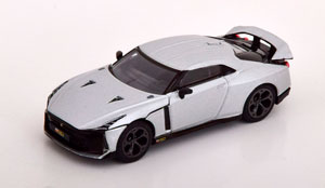 NISSAN GT-R50 BY ITALDESIGN SILVER BLACK (ДЛИНА МОДЕЛИ 6-10 СМ)