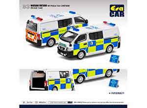 NISSAN NV350 HONG KONG POLICE VAN (AM7654) ПОЛИЦИЯ ГОН-КОНГА (ДЛИНА МОДЕЛИ 6-10 СМ)
