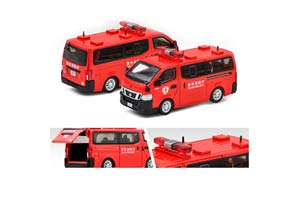NISSAN NV350 TOKYO FIRE DEPARTMENT, RED (ДЛИНА МОДЕЛИ 6-10 СМ)