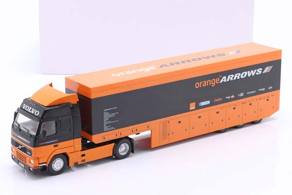VOLVO FH12 ARROWS F1 TEAM TRUCK ORANGE/BLACK / ВОЛЬВО ФХ12 — фото 3
