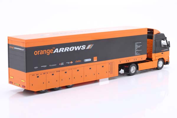 VOLVO FH12 ARROWS F1 TEAM TRUCK ORANGE/BLACK / ВОЛЬВО ФХ12 — фото 2