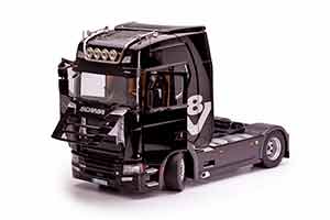 SCANIA 730S 4X2 V8 СЕДЕЛЬНЫЙ ТЯГАЧ, ЧЕРНЫЙ С НАНЕСЕНИЕМ V8 — фото 3