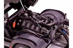 SCANIA 730S 4X2 V8 СЕДЕЛЬНЫЙ ТЯГАЧ, ЧЕРНЫЙ С НАНЕСЕНИЕМ V8 — фото 14