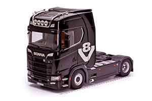 SCANIA 730S 4X2 V8 СЕДЕЛЬНЫЙ ТЯГАЧ, ЧЕРНЫЙ С НАНЕСЕНИЕМ V8 — фото 18