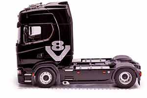 SCANIA 730S 4X2 V8 СЕДЕЛЬНЫЙ ТЯГАЧ, ЧЕРНЫЙ С НАНЕСЕНИЕМ V8 — фото 2