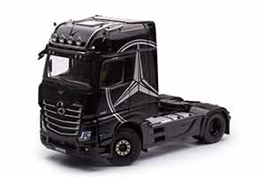 MERCEDES-BENZ ACTROS GIGASPACE 4X2 СЕДЕЛЬНЫЙ ТЯГАЧ, (С РАБОТАЮЩИМ СВЕТОМ) ЧЕРНЫЙ С РИСУНКОМ МЕРСЕДЕС — фото 18