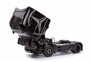 MERCEDES-BENZ ACTROS GIGASPACE 4X2 СЕДЕЛЬНЫЙ ТЯГАЧ, (С РАБОТАЮЩИМ СВЕТОМ) ЧЕРНЫЙ С РИСУНКОМ МЕРСЕДЕС — фото 6
