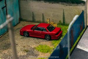 NISSAN SILVIA S13 VERTEX 1989, RED (ДЛИНА МОДЕЛИ 6-10 СМ) — фото 3