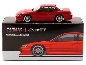 NISSAN SILVIA S13 VERTEX 1989, RED (ДЛИНА МОДЕЛИ 6-10 СМ) — фото 6