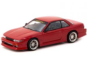 NISSAN SILVIA S13 VERTEX 1989, RED (ДЛИНА МОДЕЛИ 6-10 СМ)