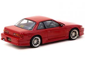 NISSAN SILVIA S13 VERTEX 1989, RED (ДЛИНА МОДЕЛИ 6-10 СМ) — фото 2