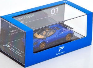 PAGANI ZONDA F 2005 BLUEM ETALLIC / ПАГАНИ ЗОНДА (ДЛИНА МОДЕЛИ 6-10 СМ) — фото 3