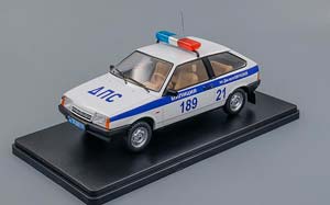 ВАЗ-2108 ДПС МИЛИЦИЯ РОССИИ, БЕЛЫЙ/СИНИЙ
