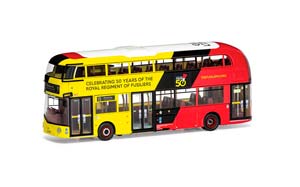 OMNIBUS WRIGHTBUS NEW ROUTEMASTER GOAHEAD LONDON LTZ 1394 ROUTE 15 STEPNEY ARBOUR SQUARE ROYAL FUSILLIER — фото 3