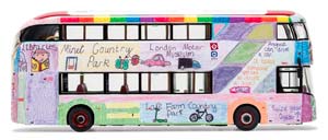 OMNIBUS WRIGHTBUS NEW ROUTEMASTER ARRIVA LONDON LTZ 1230 HACKNEY CENTRAL SEHBA BASRAS OUR HILLINGDON — фото 2