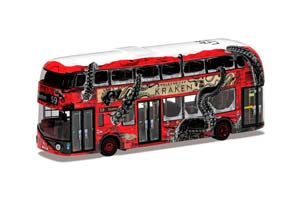 ROUTEMASTER RELEASE THE KRAKEN КРАСНЫЙ ДВУХЭТАЖНЫЙ ЛОНДОНСКИЙ АВТОБУС — фото 1