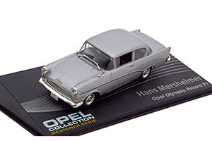 OPEL OLYMPIA REKORD P1 HANS MERSHEIMER 1959 / ОПЕЛЬ ОЛИМПИЯ РЕКОРД P1 ХАНС МЕРШЕЙМЕР СЕРЕБРИСТЫЙ