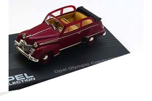 OPEL OLYMPIA CABRIO LIMOUSINE 1951-1953 / ОПЕЛЬ ОЛИМПИЯ КАБРИО СЕДАН КРАСНЫЙ