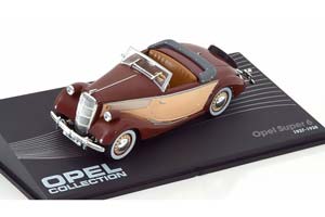 OPEL SUPER 6 CABRIOLET 1937 / ОПЕЛЬ СУПЕР 6 КАБРИОЛЕТ КОРИЧНЕВЫЙ