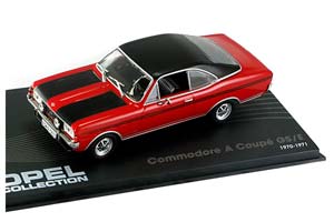 OPEL COMMODORE A COUPE GS E 1970-1971 RED BLACK