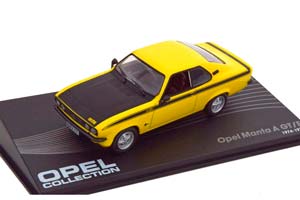 OPEL MANTA A GT/E 1974-1975 YELLOW BLACK — фото 1