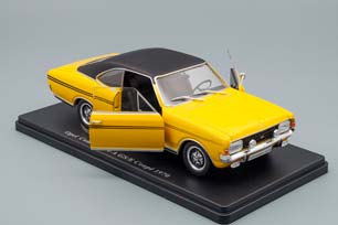 OPEL COMMODORE A GS/E COUPE 1970 YELLOW BLACK — фото 4