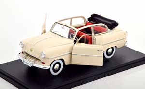OPEL OLYMPIA REKORD CONVERTIBLE 1954 WHITE — фото 3