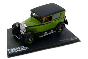 OPEL 10/40 1925-1929 GREEN BLACK