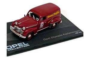 OPEL OLYMPIA KASTENWAGEN ROMA-KAFFEE 1950-1953 DARKRED