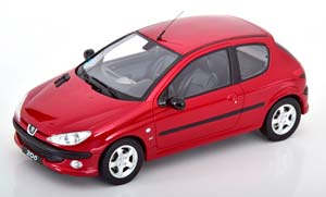 PEUGEOT 206 S16 1999 REDMETALLIC