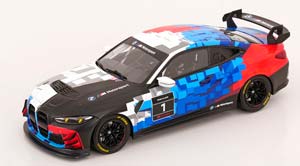 BMW M4 GT4 COUPE 2024 WHITE BLUE RED BLACK LIMITED EDITION 999 PCS / БМВ M4 GT4 КУПЕ БЕЛЫЙ СИНИЙ КРАСНЫЙ ЧЕРНЫЙ ЛИМИТИРОВАННАЯ СЕРИЯ 999 ШТ