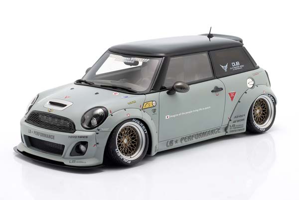 MINI COOPER R56 LB WORKS NATION 2015 GREY BLACK LIMITED EDITION 999 PCS / МИНИ КУПЕР R56 ЛБ ВЕРКС НАТИОН СЕРЫЙ ЧЕРНЫЙ ЛИМИТИРОВАННАЯ СЕРИЯ 999 ШТ