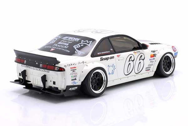 NISSAN SILVIA S14 BOSS ROCKET BUNNY 2024 WHITE / НИССАН СИЛЬВИЯ S14 БОСС РОКЕТ БУННЙ БЕЛЫЙ — фото 2