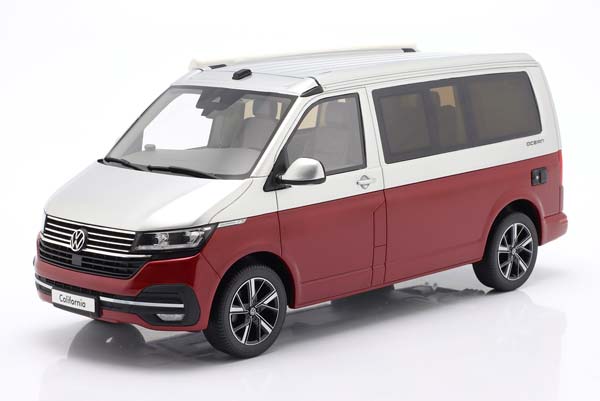 VOLKSWAGEN T6.1 CALIFORNIA RED/SILVER YEAR 2021 / ФОЛЬКСВАГЕН T6.1 КАЛИФОРНИЯ 2021 КРАСНЫЙ С СЕРЕБРИСТЫМ
