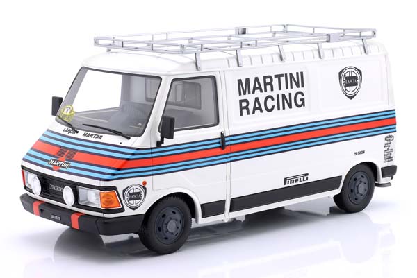 FIAT/LANCIA SET MIT FIAT 242, LANCIA 037 UND ANHÄNGER RALLY MONTE CARLO 1983