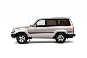 TOYOTA LAND CRUISER HDJ80 1992 SILVER — фото 2