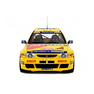 SEAT IBIZA GTI 16V EVO2 TEAM REPSOL N15 RALLY MONTECARLO (1998) HARRI ROVANPERA - VOITTO SILANDER, YELLOW — фото 5