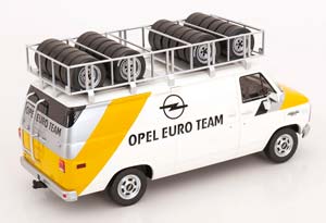 OPEL TDC RALLY SET MIT 3 MODELLEN MANTA GR B CHEVROLET G30 VAN TRAILER 1984 — фото 4