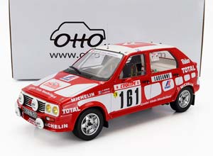 CITROEN VISA 1000 PISTES #161 RALLY MONTECARLO (1987) C.DORCHE - D.BRETON, RED WHITE — фото 1