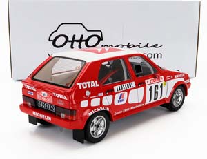 CITROEN VISA 1000 PISTES #161 RALLY MONTECARLO (1987) C.DORCHE - D.BRETON, RED WHITE — фото 2