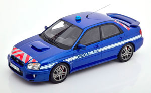SUBARU IMPREZA STI WRX GENDARMERIE 2006 BLUE RED WHITE