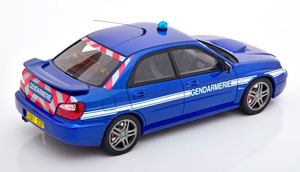 SUBARU IMPREZA STI WRX GENDARMERIE 2006 BLUE RED WHITE — фото 2
