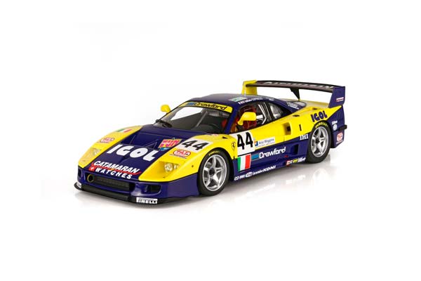 FERRARI F40 LM LE MANS 1996 TEAM ENNEA IGOL RACE N 44 / ФЕРРАРИ Ф40 ЛМ ЛЕ-МАН 1996 ТЕАМ ЕННЕА ИГОЛ РАКЕ 1:18 — фото 3