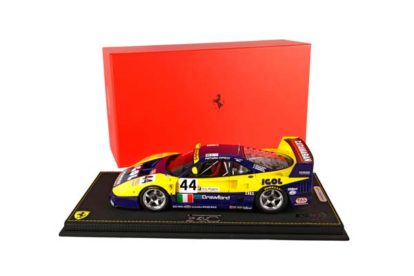 FERRARI F40 LM LE MANS 1996 TEAM ENNEA IGOL RACE N 44 / ФЕРРАРИ Ф40 ЛМ ЛЕ-МАН 1996 ТЕАМ ЕННЕА ИГОЛ РАКЕ 1:18 — фото 6