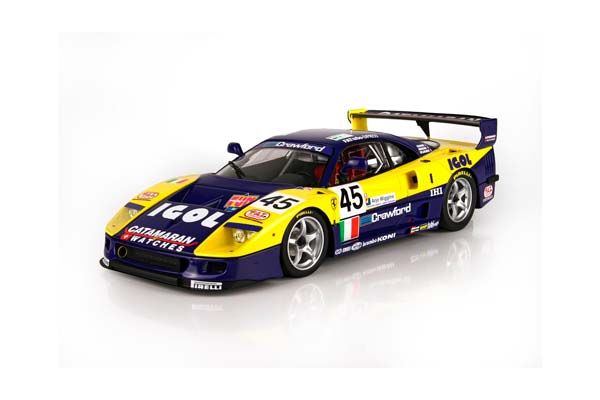 FERRARI F40 LM LE MANS 1996 TEAM ENNEA IGOL RACE N 45 / ФЕРРАРИ Ф40 ЛМ ЛЕ-МАН 1996 ТЕАМ ЕННЕА ИГОЛ РАКЕ 1:18 — фото 4