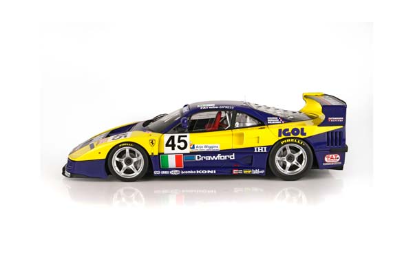 FERRARI F40 LM LE MANS 1996 TEAM ENNEA IGOL RACE N 45 / ФЕРРАРИ Ф40 ЛМ ЛЕ-МАН 1996 ТЕАМ ЕННЕА ИГОЛ РАКЕ 1:18 — фото 5