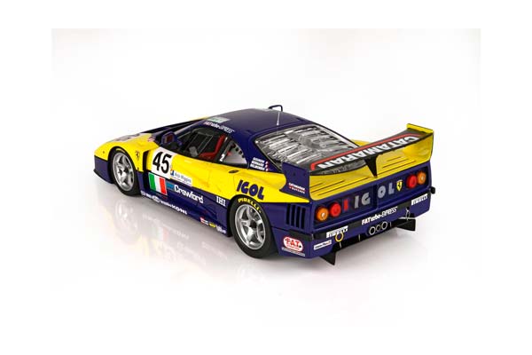 FERRARI F40 LM LE MANS 1996 TEAM ENNEA IGOL RACE N 45 / ФЕРРАРИ Ф40 ЛМ ЛЕ-МАН 1996 ТЕАМ ЕННЕА ИГОЛ РАКЕ 1:18 — фото 6